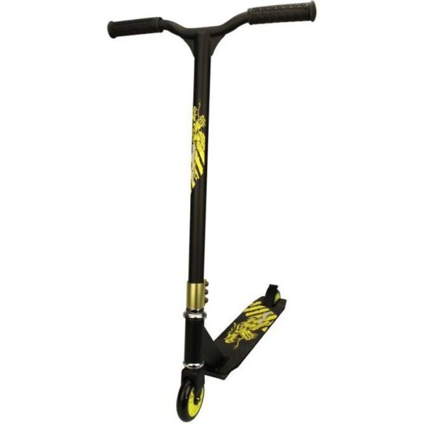 BLACK DRAGON Trottinette freestyle - Noir et jaune