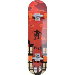 SCHILDKROT - Skateboard Kicker Red Parkour 31 - 79 x 20 - Rouge