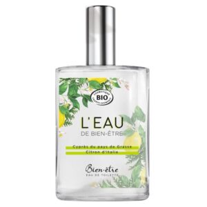 Eau de toilette L'Eau de BIEN ETRE - Citron d'Italie et Cypres du Pays de Grasse Bio - 75 ml