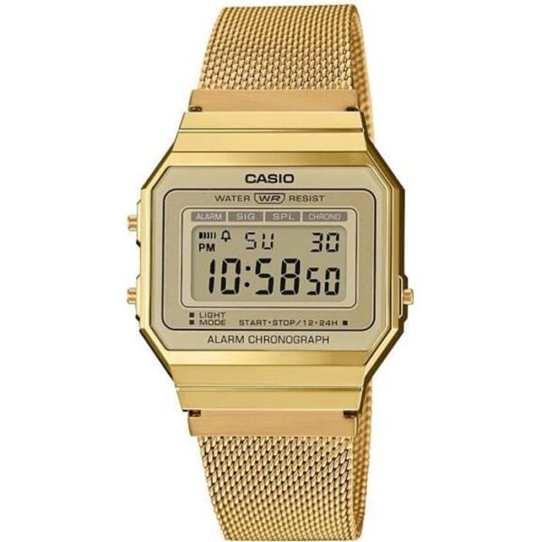 CASIO Collection Montre A700WEMG-9EF chrono, alarme, calendrier automatique