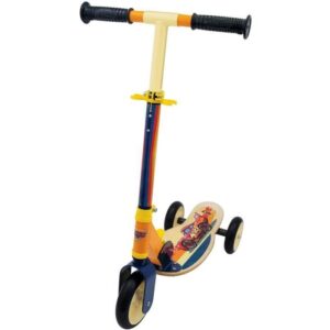SMOBY - CARS Patinette 3 roues pliable - Bois et métal - Guidon réglable